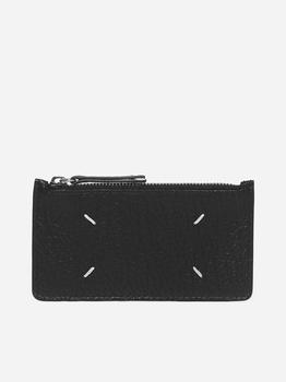 MAISON MARGIELA | Logo leather card holder商品图片,