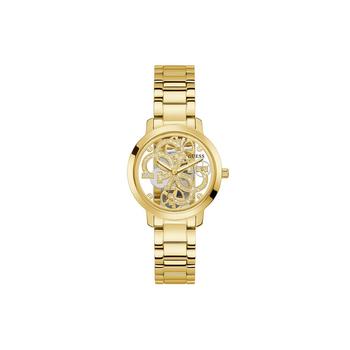 GUESS | Women's Gold-Tone Stainless Steel Bracelet Watch 36mm商品图片,额外7.5折, 额外七五折