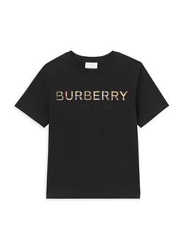 burberry t恤, Burberry | Little Kid's & Kid's Eugene Logo T-Shirt商品图片 