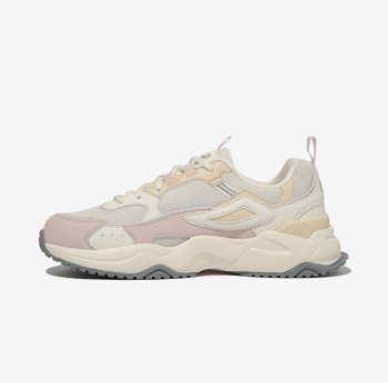 商品Fila | 【享贝家】ZY- FILA 斐乐 厚底休闲鞋 运动鞋 跑步鞋 低帮舒适透气鞋 男女同款 白粉色 1RM02053F-155,商家xiangbeiguoji,价格¥282图片