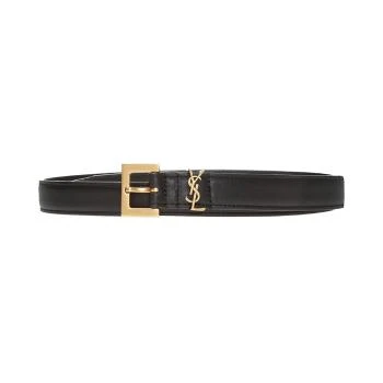 推荐YSL 黑色女士腰带 554465-BOO0W-1000 宽2cm商品