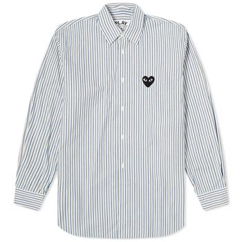 推荐Comme des Garcons Play Black Heart Multi Stripe Shirt商品
