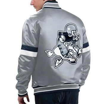 推荐Starter Cowboys Home Game Full-Snap Varsity Jacket - Men's商品
