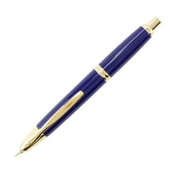 推荐Pilot Fountain Pen - Vanishing Point Retractable Nib, Blue/Gold Accents商品