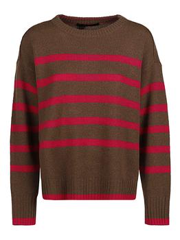 推荐360 CASHMERE - Cashmere Striped Sweater商品