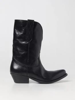 推荐Golden Goose Wish Star Texan ankle boots in tumbled leather商品