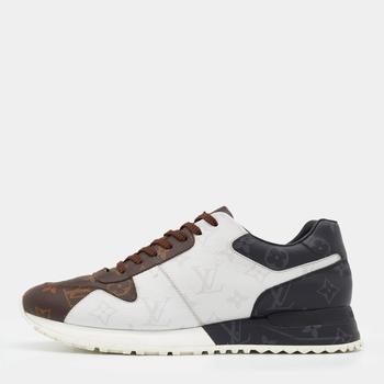 路易威登男鞋, [二手商品] Louis Vuitton | Louis Vuitton Tri-Color Monogram Canvas Run Away Low Top Sneakers Size 40.5商品图片 7.5折
