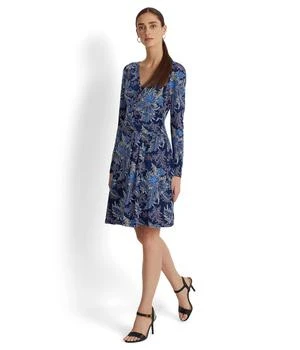 Ralph Lauren | Floral Jersey Long Sleeve Dress 