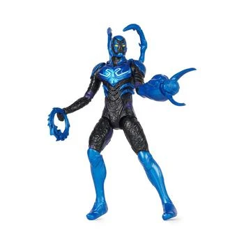 Battle-Mode Blue Beetle Action Figure, 12 in, Lights and Sounds, 3 Accessories, Poseable Movie Collectible Superhero Toy, Ages 4 Plus