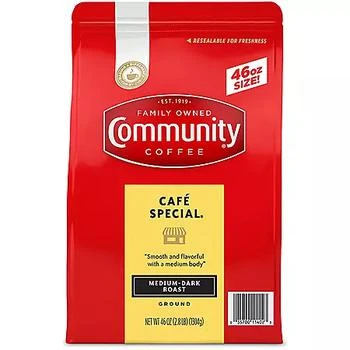 Community Coffee | Community Coffee Ground, Cafe Special, 46 oz.,商家Sam's Club,价格¥123