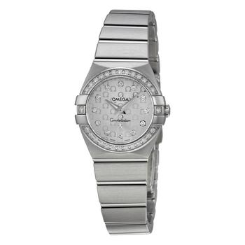 欧米茄星座, [二手商品] Omega | Pre-owned Omega Constellation Diamond Silver Dial Ladies Watch 123.15.24.60.52.001商品图片 3.7折