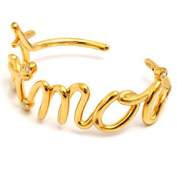 商品apm Monaco | Ladies Gold-plated Toimoi Cuf Bracelet,商家Jomashop,价格¥295图片