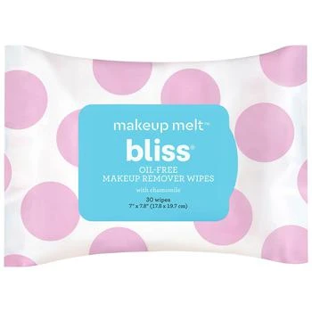 Bliss | Makeup Melt Oil-Free Makeup Remover Wipes Chamomile,商家Walgreens,价格¥67
