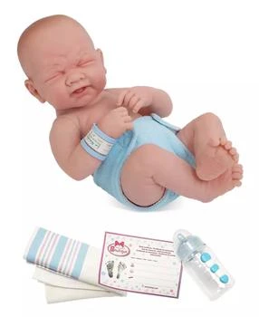 JC TOYS | La Newborn First Tear 14" Real Boy Baby Doll,商家Macy's,价格¥368
