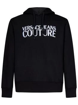 Versace | Versace Jeans Couture Logo Printed Drawstring Hoodie 6.7折