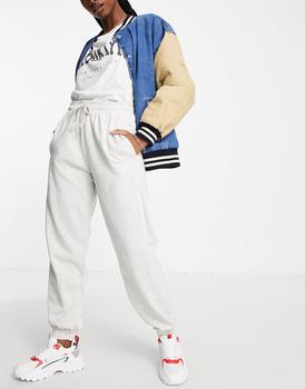 美国Topshop, Topshop | Topshop oversized 90s jogger in grey marl商品图片 