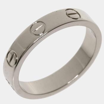 卡地亚戒指, [二手商品] Cartier | Cartier Love 18K White Gold Ring EU 49商品图片 7折