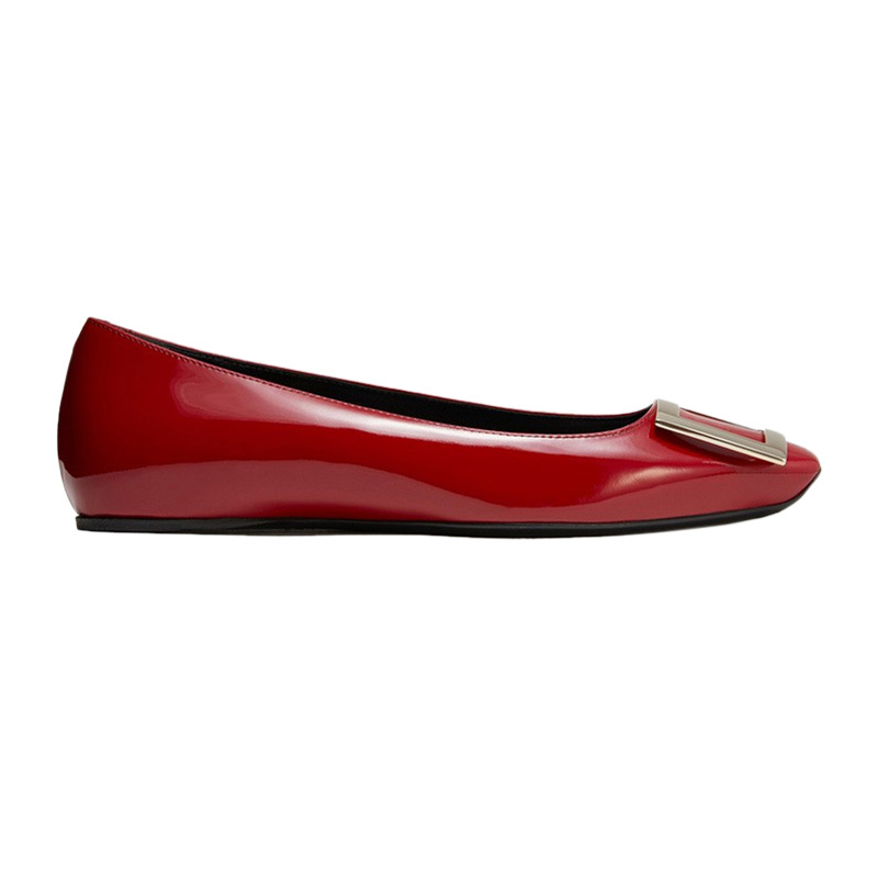 推荐Roger Vivier 罗杰·维维亚 女士红色平底鞋 RVW40415280-D1P-R406商品