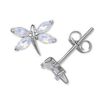 Giani Bernini | Lab-Created Opal Dragonfly Stud Earrings in Sterling Silver, Created for Macy's商品图片,2.5折