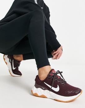NIKE | Nike Running Renew Ride 3 trainers in dark red商品图片,额外9.5折, 额外九五折