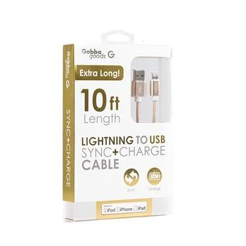 Gabba Goods | Metallic Braided Lightning to USB Cable, 10',商家Macy's,价格¥285