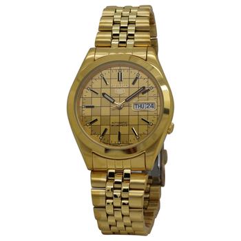 精工5号, Seiko | Seiko 5 Automatic Gold Dial Mens Watch SNKC08J1商品图片 5折