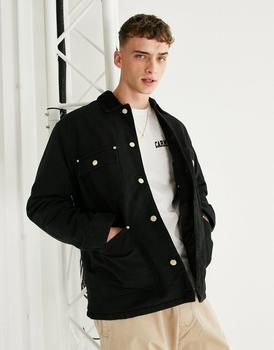 卡哈特外套, Carhartt | Carhartt WIP OG chore coat in black商品图片 7.5折