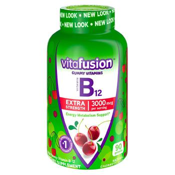 商品Extra Strength Vitamin B12 Gummies Cherry图片