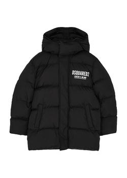 DSQUARED2 | KIDS Black quilted shell jacket (4-16 years)商品图片,