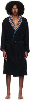 商品Paul Smith | Black Artist Stripe Robe,商家SSENSE,价格¥2259图片