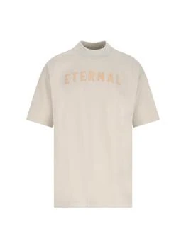 Fear of god | Fear Of God Eternal Logo Flocked Crewneck T-Shirt 9.6折, 独家减免邮费