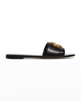 tory burch eleanor, Tory Burch | Eleanor Calfskin Medallion Flat Sandals商品图片 