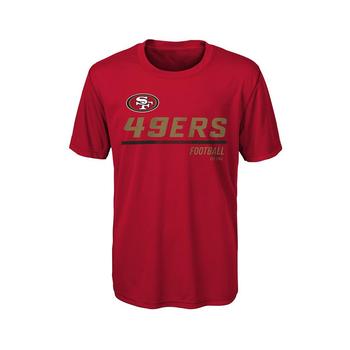 推荐Boys Youth Scarlet San Francisco 49ers Engaged T-shirt商品