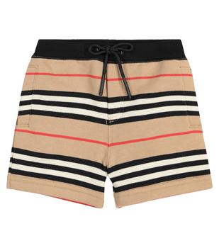 Burberry | Baby Icon Stripe棉质短裤商品图片,