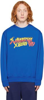 JW Anderson | Blue Run Hany Edition Graphic Sweatshirt商品图片,独家减免邮费