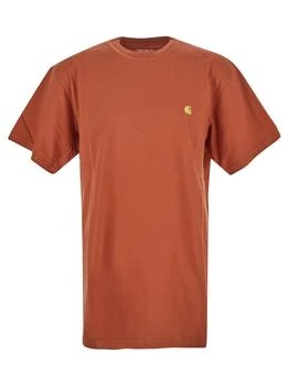 Carhartt | Orange Logo T-Shirt 5.5折×额外9折, 额外九折