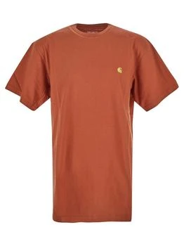 Carhartt | Orange Logo T-Shirt 5.5折×额外9.4折, 额外九四折