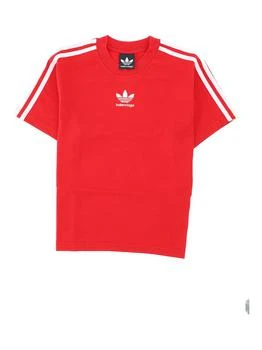 推荐Balenciaga Kids X Adidas Logo Printed Crewneck T-Shirt商品