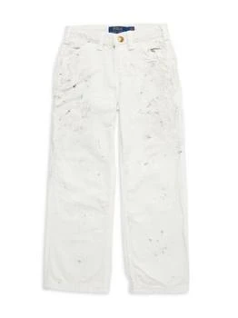 Ralph Lauren | Little Girl's & Girl's Paint Splatter Jeans,商家Saks OFF 5TH,价格¥222