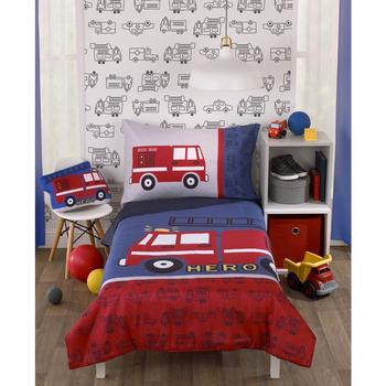 商品Macy's | Fire truck Red 4 Piece Bedding Set,商家Macy's,价格¥775图片