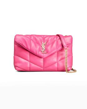 Yves Saint Laurent | LouLou Toy YSL Puffer Quilted Lambskin Crossbody Bag商品图片,