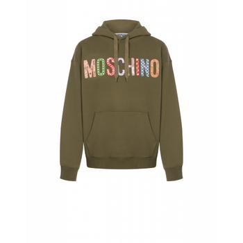 时尚莫斯奇诺卫衣男装, Moschino | Quilt Print Logo Hoodie商品图片 