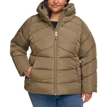 Tommy Hilfiger | Women's Plus Size Hooded Puffer Coat 4.9折, 独家减免邮费