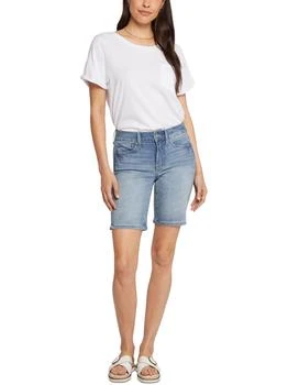 NYDJ | Ella Womens Whisker Wash Midi Bermuda Shorts,商家Premium Outlets,价格¥142