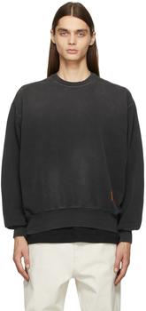 Acne Studios | Black Relaxed Sweatshirt商品图片,