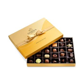 Godiva | Chocolatier Chocolate Gold Gift Box, Assorted, 36 Pc.商品图片,额外7折, 额外七折