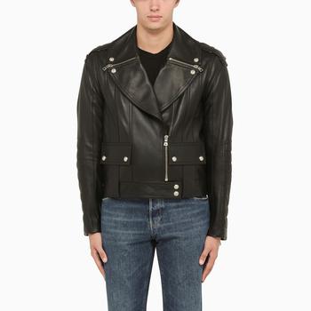商品Balmain | Black lambskin leather jacket,商家The Double F,价格¥23123图片