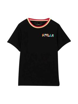 Stella McCartney | Stella McCartney Kids Black T-shirt Girl商品图片,8.8折