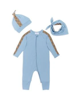 Burberry | Unisex Claude Mini Check Footie, Hat & Bib Gift Set - Baby,商家Bloomingdale's,价格¥1347