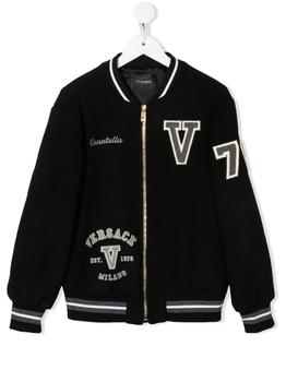 推荐Versace kids varsity jacket商品